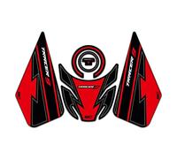 GP Kompozit Para MT-09 Tracer 2021-2022 Compatible Tank Pad Set Rojo