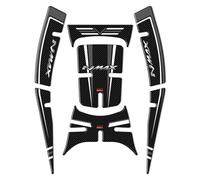 GP Kompozit Para NMAX 125-155 2021-2022 Juego de almohadillas de tanque compatibles gris