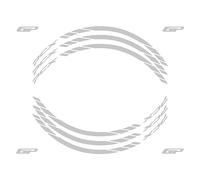 GP Kompozit Para PCX 125/150 2014-2022 banda de llanta compatible gris reflectante
