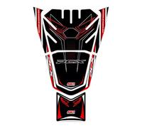 GP Kompozit Para PCX 125 2021-2022 - Almohadilla de tanque compatible rojo