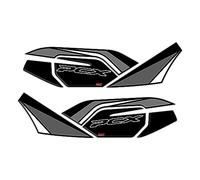 GP Kompozit Para PCX 125 2021-2022 Etiqueta engomada de tira de pie compatible Tank Pad Gris