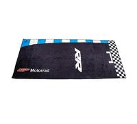 GP Kompozit Para RR Universal Motocicleta Alfombra Negro-Azul