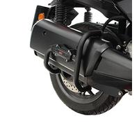 GP Kompozit Protector de barra de escape compatible con XMAX 250 2018-2022, color negro