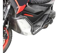 GP Kompozit Protector de motor para barra de choque, color negro, compatible con Aprilia SR GT 125 / SR GT 200 2022-2023