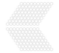 GP Kompozit Universal 160 piezas Honeycomb Strip Adhesivo Pad Transparente