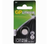 GP Lithium Pila de Botón CR1216, Blíster de 1