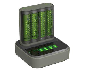 GP M451 Cargador de Pilas + 4x ReCyko AA 2600mAh + Estación de Carga