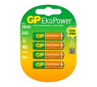 Gp - paquete de 4 pilas recargables aaa (650 mah nimh)
