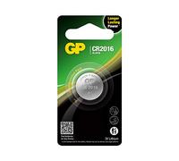 GP Pila Litio CR2016 3V BL 1/U, Acero Inoxidable