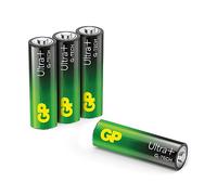 GP - Pilas alcalinas AA Ultra Plus (1,5 V, 4 Unidades)