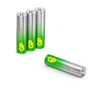 GP Pilas alcalinas AAA 1,5 V (Micro, LR03), Ideal para la alimentación de Dispositivos de Uso Diario, Nueva tecnología G-Tech Longlife, 4 Pilas AAA