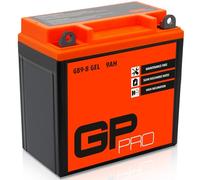 GP-PRO GB9-B 12V 9Ah GEL Batería de arranque (compatible con YB9-B / 50914) (Sin necesidad de mantenimiento/Sellado) Scooters y Motos Acumulador