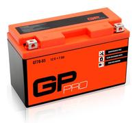 GP-PRO GT7B-4 - Batería de arranque para motos, 12V, 6Ah, parecido a YT7B-BS / 50719, sin necesidad de mantenimiento