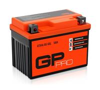 GP-PRO GTX4L-BS - Batería de arranque para scooter, 12V, 5Ah, parecido a YTX4L-BS / YTX5L-BS, sin necesidad de mantenimiento