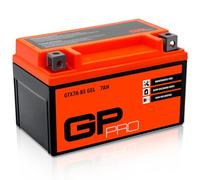 GP-PRO GTX7A-BS - Batería de arranque para scooter y motos, 12V, 7Ah, parecido a YTX7A-BS / 50615, sin necesidad de mantenimiento