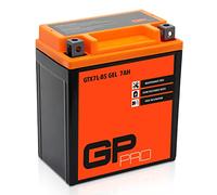 GP-PRO GTX7L-BS 12V 7Ah GEL Batería de arranque (compatible con YTX7L-BS / 50614) (Sin necesidad de mantenimiento/Sellado) Scooters y Motos Acumulador