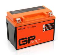 GP-PRO GTZ14S 12V 12 Ah GEL Batería de arranque (parecido a YTZ14-S / YTZ14S-BS) (Sin necesidad de mantenimiento / Sellado) Moto Acumulador