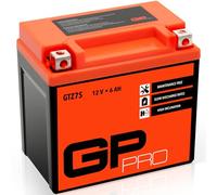 GP-PRO GTZ7S - Batería de arranque para motos, 12V, 6Ah, parecido a YTZ7S / 50616, sin necesidad de mantenimiento
