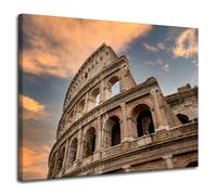 GP TONER Cuadro Lienzo Arquitectura Roma Coliseo 100X80