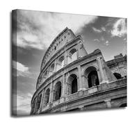 GP TONER lienzo cuadro Roma Coliseo blanco y negro 50X40