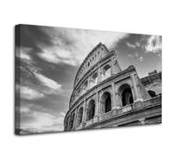 GP TONER Lienzo Cuadro Roma Coliseo Blanco y Negro 80X50