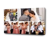 GP TONER Lienzo Personalizado Collage de fotos Lienzo Personalizado con tu Foto horizontal Lienzo impreso sobre bastidor lienzos Decorativos tamaño 40x30 cm