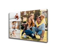 GP TONER Lienzo Personalizado Collage de fotos Lienzo Personalizado con tu Foto horizontal Lienzo impreso sobre bastidor lienzos Decorativos tamaño 50x40 cm