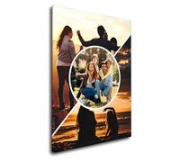 GP TONER Lienzo Personalizado con Tu Foto Vertical - Impreso Sobre Bastidor, Decorativo, Tamaño 40x60 cm - Collage de Fotos