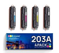 GPC IMAGE 203A Toner Kompatible für HP 203X 203A Toner Set für HP M281fdw Toner M254dw M254nw M280nw M281fdn M254dn M254 M281cdw M281 M281fdw CF540A CF540X CF5540X CF540X CF540X CF540X CF5540X 41A CF5