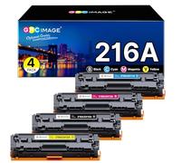 GPC IMAGE 216A Kompatibel für HP 216A Color Laserjet Pro MFP M183fw M182nw M182n M155a M155nw M183 M182 M155 W2410A W2411A W2412A W2413A (Ohne Chip, Schwarz Cyan Gelb Magenta, 411A Paquete de