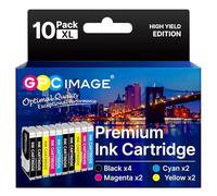 GPC Image 405XL Multipack Compatible con Epson 405 XL 405XL Negro para Cartuchos Epson Workforce Pro WF-3820 WF-3825 WF-4820 WF-4825 WF-7310 WF-7830 WF-7835 WF-7840 (10 Pack)