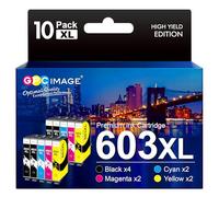 GPC IMAGE 603 XL 603XL Cartuchos de Impresora Compatibles para Epson 603 603 XL Multipack para Cartuchos de Impresora Epson XP 3100 XP 3200 XP 3105 XP 2100 XP 4100 XP 4150 Workforce WF 2830 WF 2835