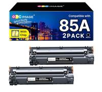GPC Image 85A CE285A Tóner Negro Compatible para HP CE285A 85A Tóner para HP LaserJet P1102W P1102 P1100 P1106 P1108 P1109 M1130 M1132 M1210 M1210MFP M1212 M122 12NF MM. 1217NFW (2 Pack)