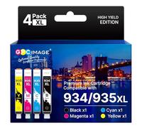 GPC IMAGE 934 XL 935XL Multipack Compatible para HP 934 934 XL 934XL 935 935 XL para HP Officejet Pro 6230 Cartuchos de Impresora para HP Officejet Pro 6830 Cartuchos de Impresora para HP Officejet