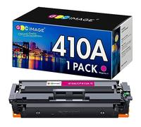 GPC Image Cartucho de tóner compatible de repuesto para HP 410A CF413A compatible con Laserjet Pro MFP M477fdw M477fdn M477fnw Pro M452dn M452nw M452dw Bandeja de impresora de tóner (1 magenta)