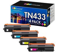 GPC Image Cartucho de tóner compatible para Brother TN433 TN 433 compatible con impresora HL-L8360CDW MFC-L8900CDW HL-L8360CDWT HL-L8260CDW MFCL8610CDW MFCL9570CDW (paquete de 4)