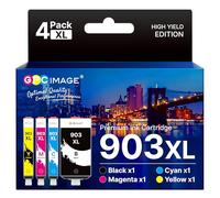 GPC IMAGE Cartuchos de Impresora 903XL compatibles con HP 903 XL Multipack 903 Cartuchos de Impresora para HP Officejet 6950 Cartuchos de Impresora Officejet Pro 6970 6960 Impresora Todo en uno