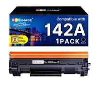 GPC Image Tóner de 142 A Compatible con 142A Negro 142X, para Laserjet MFP M140w M110w M110 MFP M140 MFP M139w M139 W1420A W1420X (sin Chip, 1 Negro)