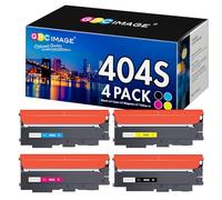 GPC IMAGE Cartuchos de tóner compatibles con Samsung CLT-P404C K404S C404S K404S Y404S para Xpress SL-C430W SL-C480W SL-C480FW SL-C430 SL-C480 SL-C480 SL-C480FN Negro, Cian, Magenta Amarillo, 4 Pack
