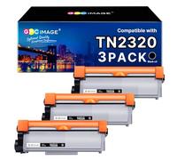 GPC Image Cartuchos de tóner de repuesto para Brother TN2320/TN2310, compatible con MFC-L2700DW/L2720DW, HL-L2340DW/L2360DN/L2300D/L2365DW, DCP-L2500D/L2520DW (negro, 3 unidades)