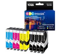 GPC IMAGE compatibles para Epson 604 XL Multipack Cartuchos para Expression Home XP-2200 XP-2205 XP-3200 XP-3205 XP-4200 XP-4205 Workforce WF-2910 WF-2930 WF-2935 WF-2950 (10-Pack)