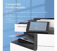 GPC IMAGE TN-243BK Compatible para Brother MFC L3750CDW para Brother DCP-L3510CDW DCP-L3550CDW HL-L3210CW HL-L3230CDW HL-L3270CDW MFC-L3710CW MFC-L3730CDN MFC-L3750CDW MFC-L37770CDW 0CDW (2) Negro