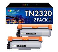 GPC IMAGE TN2320 TN2310 TN-2320 TN-2310 Compatible Cartuchos de tóner Reemplazo para Brother HL-L2340DW HL-L2360DN MFC-L2700DW DCP-L2520DW HL-L2365DW MFC-L2740DW MFC-L2720DW DCP-L2540DN (2 Negro)