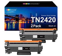 GPC Image TN2420 Cartuchos de Tóner Compatible para Brother TN2420 TN-2420 TN2410 TN-2410 para DCP L2510D L2530DW L2550DN HL L2310D L2350DW L2370DN L2375DW MFC L2710DN L2710DW L2730DW L2750DW(2 Negro)