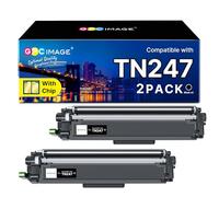 GPC IMAGE TN247 TN-247 Toner Compatible para Brother TN-243CMYK para Brother MFC L3750CDW DCP-L3550CDW MFC-L3750CDW HL-L3210CW DCP-L3510CDW HL-L3230CDW MFC-L3710CW Impresora TN243CMYK (2 Pack TN 243BK