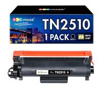 GPC IMAGE TN2510 tóner Negro Compatible con Brother TN-2510 para Brother MFC L2800DW DCP-L2627DWE DCP-L2660DW MFC-L2860DWE MFC-L2860DW MFC-L2827DWXL MFC-L2827DW MFC-L2827DWE (Negro, 1 Pack)