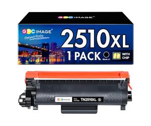 GPC Image TN2510XL Cartucho de tóner Negro de Alta Capacidad Compatible con Brother TN2510 para Brother MFC-L2835DW MFC-L2800DW DCP-L2627DWE DCP-L2660DW MFC-L2860DWE MFC-L2860DW (Negro, 1 Pack)
