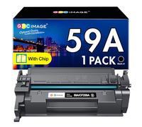 GPC IMAGE Tóner 59A CF259A (con Chip) Compatible con HP 59A CF259A 59X CF259X para HP Laserjet Pro M404dw Toner M404dn Toner MFP M428dw M428fdw M428fdn M428 M404n M304 M404 (Negro, 1 Paquete de