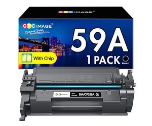 GPC IMAGE Tóner 59A CF259A (con Chip) Compatible con HP 59A CF259A 59X CF259X para HP Laserjet Pro M404dw Toner M404dn Toner MFP M428dw M428fdw M428fdn M428 M404n M304 M404 (Negro, 1 Paquete de