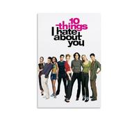 GPCLJW 10 Things I Hate About You Art - Póster moderno impermeable para oficina acuática, adecuado para sala de estar, dormitorio, oficina en casa, sala de estar, 20 x 30 cm, estilo sin marco, 14